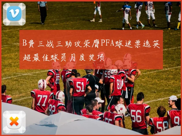 B费三战三助攻荣膺PFA球迷票选英超最佳球员月度奖项